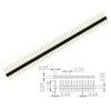 5x TIRA PINES MACHO simple 1x40 AZUL