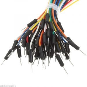 Lote de 65 cables jumpers Macho-Macho
