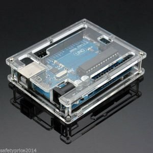 Caja Arduino Uno R3 acrílica transparente
