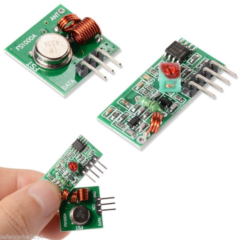 M Dulo Transmisor Y Receptor Inal Mbrico Mhz Safetyprice Electronics