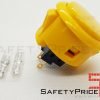 Pulsador Arcade Sanwa OBSF - 30 Original Amarillo faston Bartop Raspberry