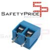 10x Borna Clema Conexion 2 pines 5mm Azul PCB enlazable tornillo bloque