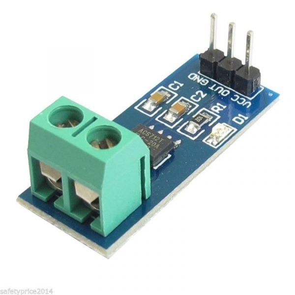 Sensor de Corriente ACS712 AC/DC 20A Arduino, intensidad, Hall