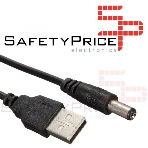 Cable de alimentación USB 2.0 macho a DC 5.5 * 2.1mm
