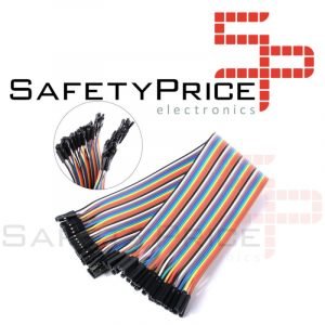 40x Cables 30cm Hembra Hembra jumper dupont 2,54 arduino protoboard cable