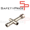 MINI LLAVE TUBO HEXAGONAL EN CRUZ M2/M2,5/M3/M4