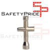 MINI LLAVE TUBO HEXAGONAL EN CRUZ M2/M2,5/M3/M4 - Imagen 2