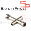 MINI LLAVE TUBO HEXAGONAL EN CRUZ M2/M2,5/M3/M4 - Imagen 3