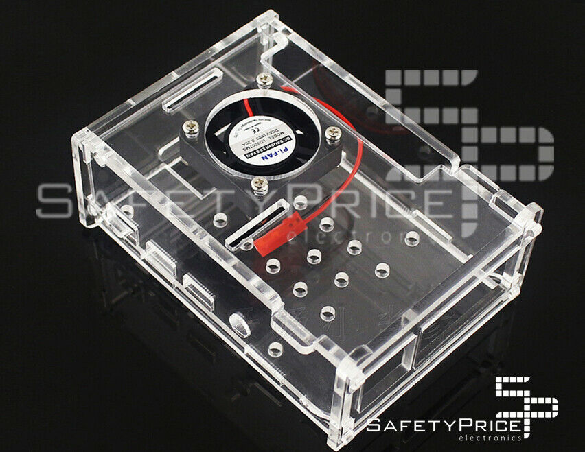 Carcasa transparente acrilica raspberry pi 4 SP