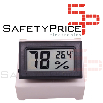 Termohigrometro termometro digital temperatura y humedad exterior
