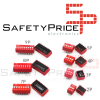3x Interruptor Dip Switch 7 posiciones 7p ON OFF 2.54mm