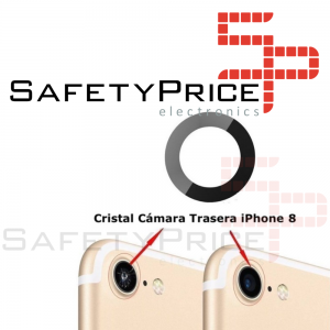 Cristal cámara trasera iPhone 8