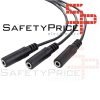 Cable Duplicador Divisor audio auricular Jack 3.5mm Splitter 1 Macho a 3 Hembra