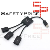 Cable Adaptador USB-C Tipo C Host HUB a 2 USB Hembra para Smartphone Tablet Android