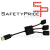 Cable Adaptador USB-C Tipo C Host HUB a 2 USB Hembra para Smartphone Tablet Android