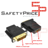 ADAPTADOR CONVERSOR HDMI HEMBRA A DVI (24 + 1) MACHO