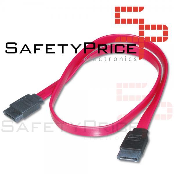 Cable de datos HDD SATA 2.0 45 cm Rojo