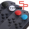 2x GRIPS JOYSTICK NINTENDO SWITCH / SWITCH LITE GOMA PROTECTOR ROJO