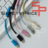 ADAPTADOR NYLON TRENZADO USB-C TIPO C 3.1 A JACK HEMBRA 3.5MM COLOR ROSA