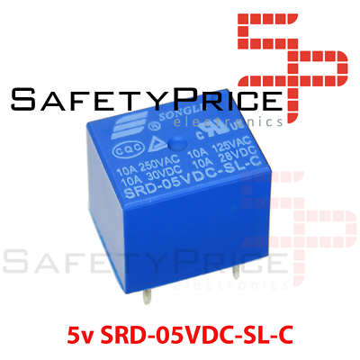 Rele 5v 10A SRD-05VDC-SL-C PCB soldar superficie REF2034