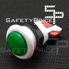 Pulsador arcade verde  33mm exterior 24mm interior recreativa bartop REF2040