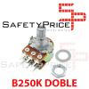 Potenciometro B250K lineal doble 250k OHM kΩ