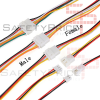 2x Pareja Cable conector XH 2.54mm macho y hembra 2 pin carga de batería JST 20CM 1007-26 AWG REF2067