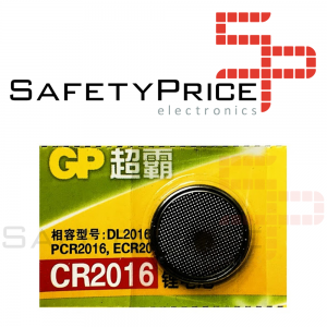 2x Pila de boton GP Speedmaster CR2016 3V