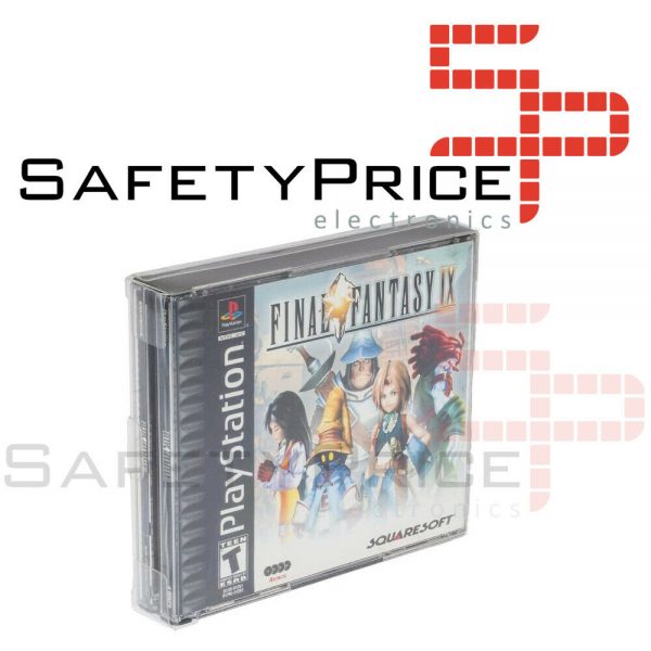 5x Funda protectora juegos japoneses 3-4 Cds PSX Dreamcast Sega Saturn Mega CD