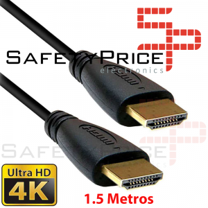 Cable HDMI V1.4 Xbox PS3 PS4 PC BluRay Conectores Dorados Full HD 1.5M REF2094