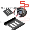 Soporte de metal de bandeja Adaptador Universal disco duro SSD 2.5" a 3.5"