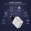 Cargador 3 puertos USB carga rapida 3,0 QC smartphone Samsung Huawei Xiaomi REF2193