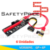 6x Cable Riser VER009 mineria mini PCIe 1x a PCIe 16x extensor PCI Express USB 3.0 60cm