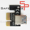 6x Cable Riser VER009 mineria mini PCIe 1x a PCIe 16x extensor PCI Express USB 3.0 60cm