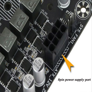 Cable adaptador fuente alimentacion CPU ATX 4 pin Macho a 8 pin Hembra REF2235