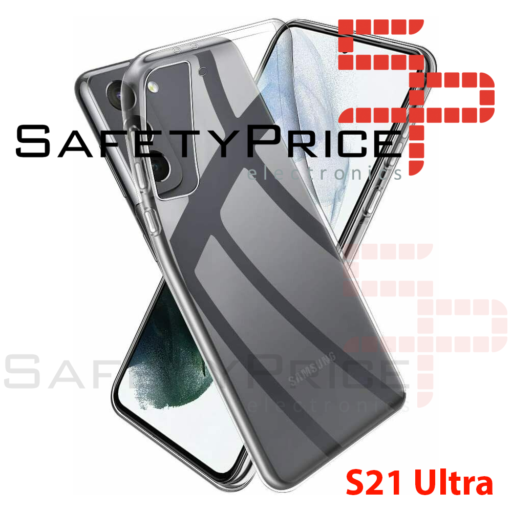 Funda Carcasa Gel Silicona Transparente Clear Para Samsung Galaxy S21 Ultra