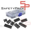 KIT 66 zocalos DIP 6, 8, 14, 16, 18, 20, 24 y 28 pines+ CAJA