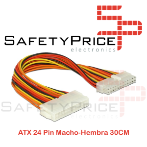Cable Extension de Alimentación ATX 24 pin Macho/Hembra 30cm