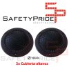2x Cubierta plastico altavoz 4" Negro