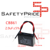 CONDENSADOR DE ARRANQUE CBB61 2UF 450V ac