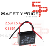 CONDENSADOR DE ARRANQUE CBB61 2.5UF 450V ac