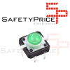 Pulsador interruptor momentaneo NO 12x12x7mm con LED VERDE