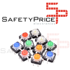 Pulsador interruptor momentaneo NO 12x12x7mm con LED VERDE