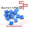 5X POTENCIOMETRO MULTIVUELTA 1M OHM 3296-W 0,5W RESISTENCIA VARIABLE PCB
