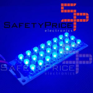 LAMPARA 24 LED SUPER BRILLANTE PIRANHA LED AZUL