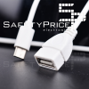 Cable Adaptador de datos USB-C Tipo C 3.1 Macho OTG USB 3.0 Hembra BLANCO