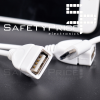 Cable Adaptador de datos USB-C Tipo C 3.1 Macho OTG USB 3.0 Hembra BLANCO