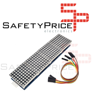 Modulo 4 en 1 MAX7219 Matriz LED 8×8 AZUL matrix 256 led Dot Matrix