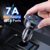 Cargador movil mechero coche Quick Charge 3.0 3.1A 4 puertos 48W 7A