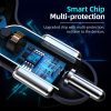 Cargador movil mechero coche Quick Charge 3.0 3.1A 4 puertos 48W 7A